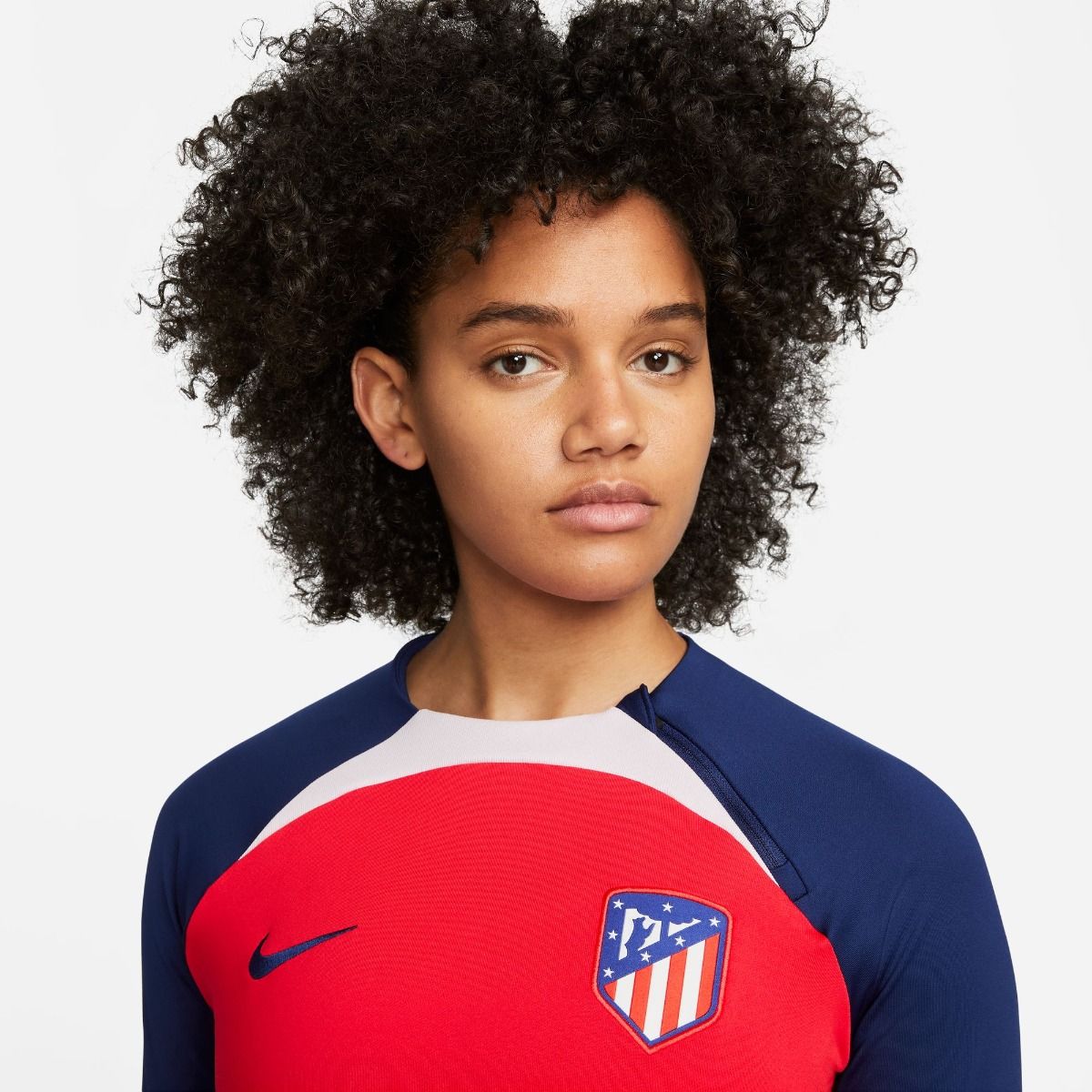 SUDADERA DRILL TOP MUJER ENTRENAMIENTO NIKE image number null