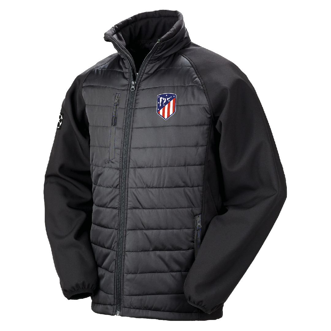 CHAQUETA BOMBER NEGRA image number null