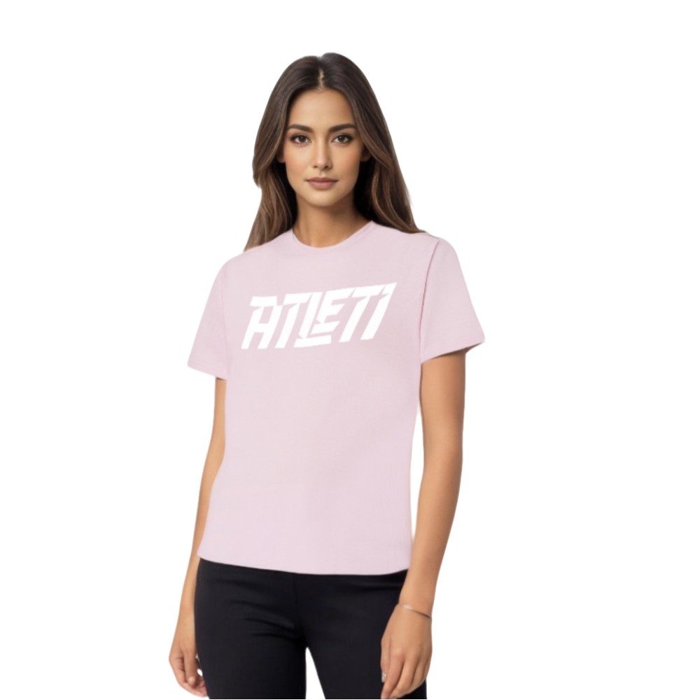 CAMISETA ATLETI ROSA MUJER image number null