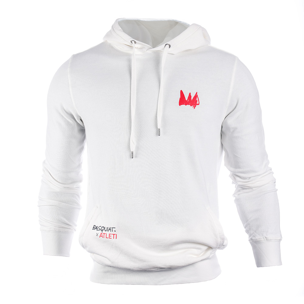 SUDADERA CORONA BASQUIAT BLANCO  image number null