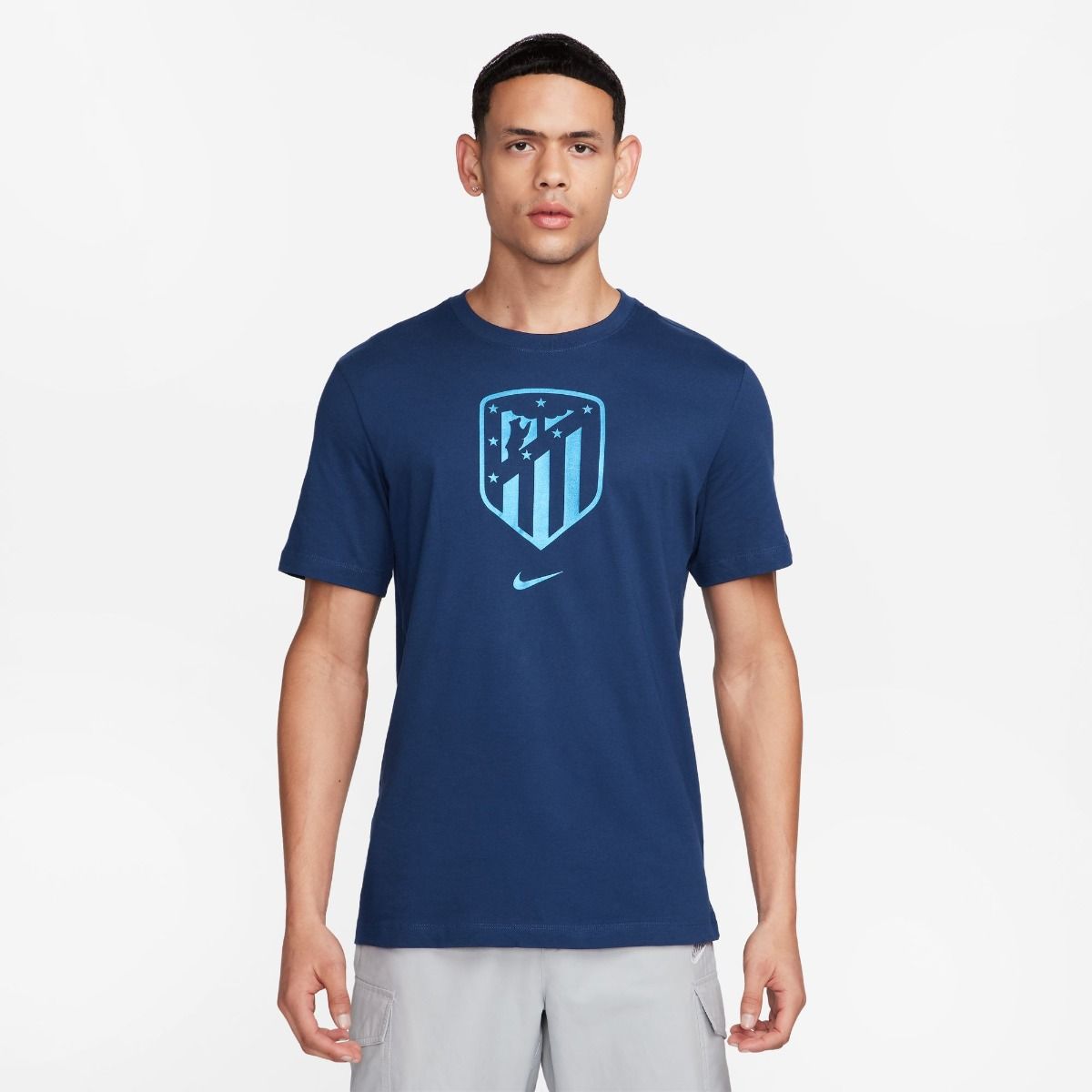 CAMISETA AZUL ESCUDO NIKE image number null