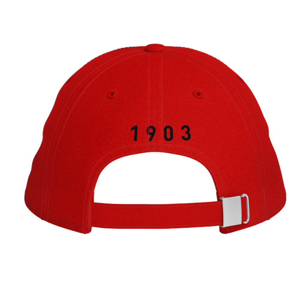 GORRA ROJA ESCUDO SILICONA image number null